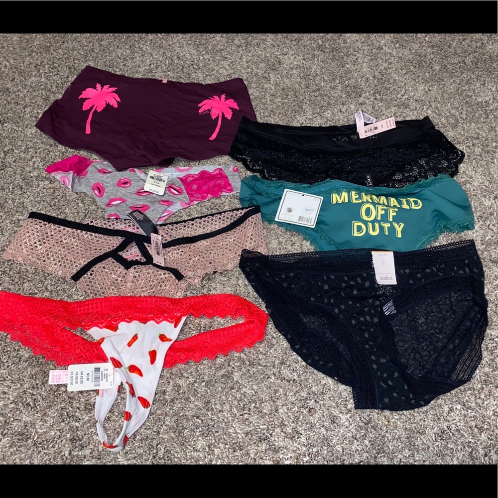 Victoria's Secret underwear bundle-all BNWT all size M